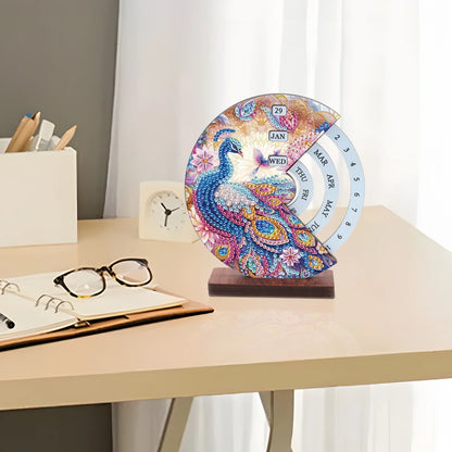 Pfau | Kalender | Diamond painting