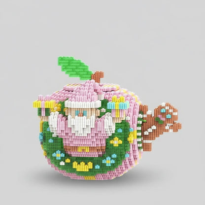 Rosa Weihnachtsapfel | Bausteine