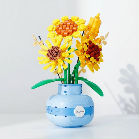 Sonnenblumen in Vase | Bausteine