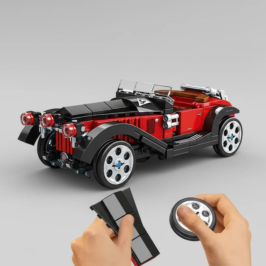 Retro Hot Rod Auto | Bausteine