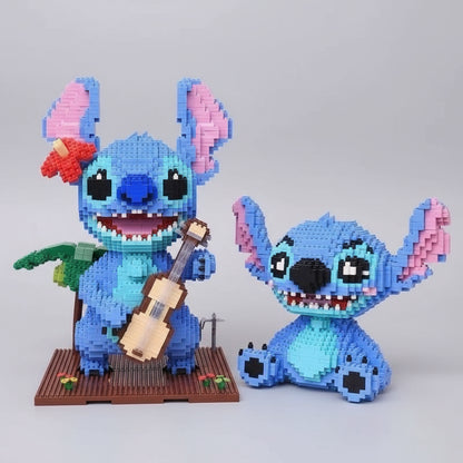 Blaues Wesen mit Gitarre  | Bausteine