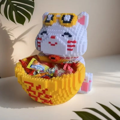 Kätzchen Bonbon-Topf | Bausteine