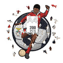 Eusébio | 2D Holzpuzzle