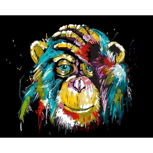 Affe | Malen nach Zahlen