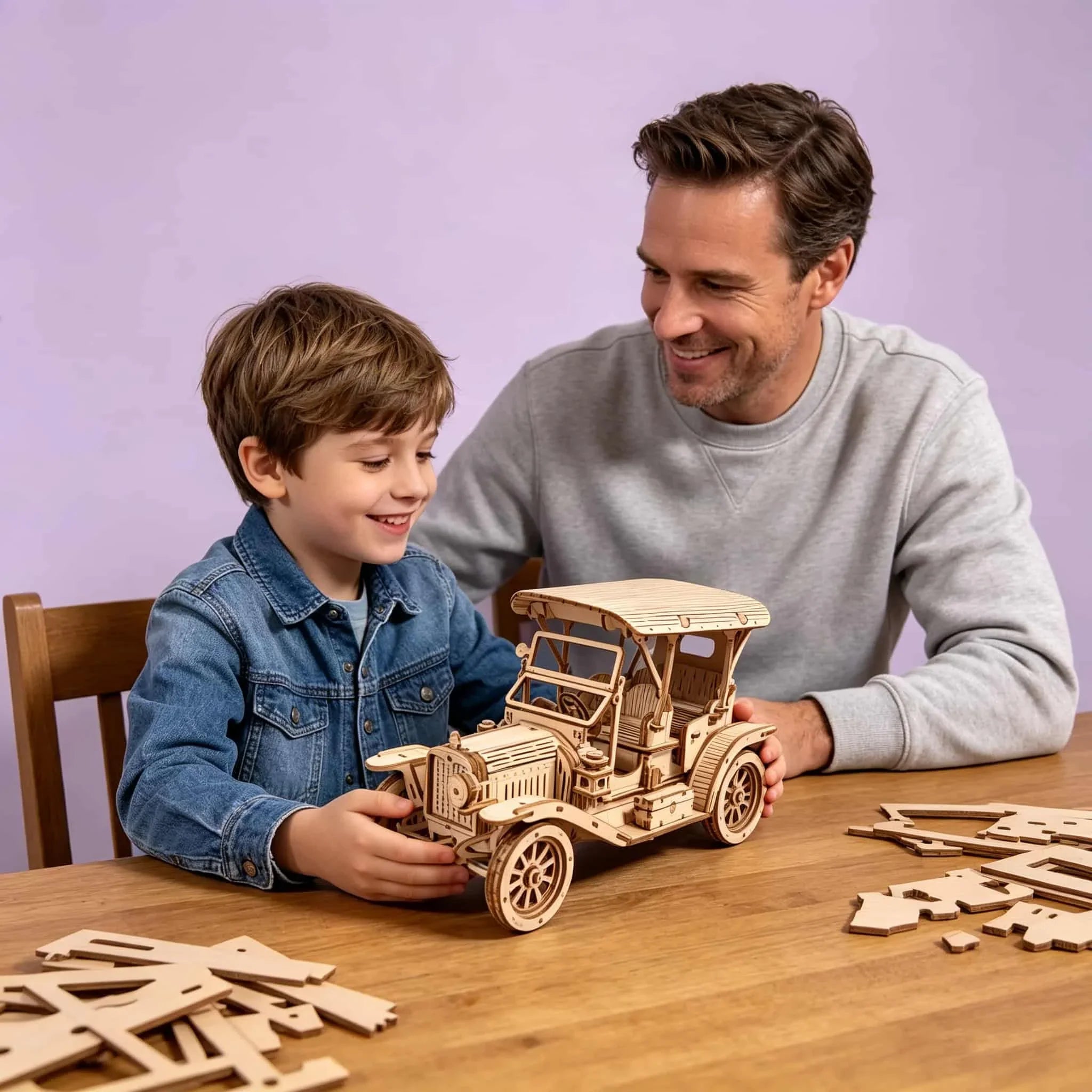 Vintage Klassiker Auto | 3D Puzzle