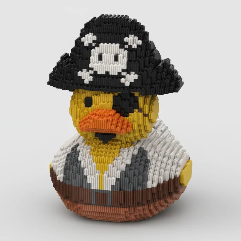 Badeente mit Piratenhut | Bausteine