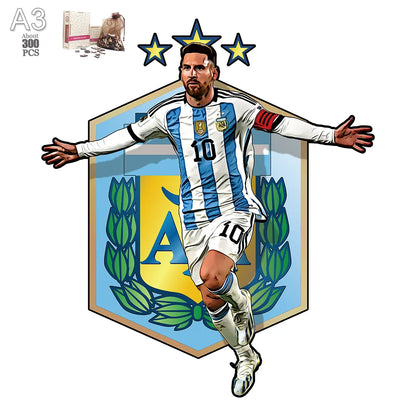 Messi Argentinien | 2D Holzpuzzle