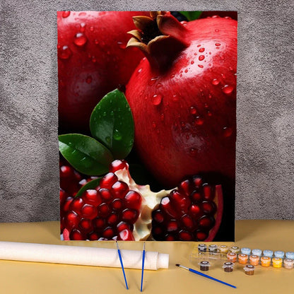 Granatapfel | Malen nach Zahlen