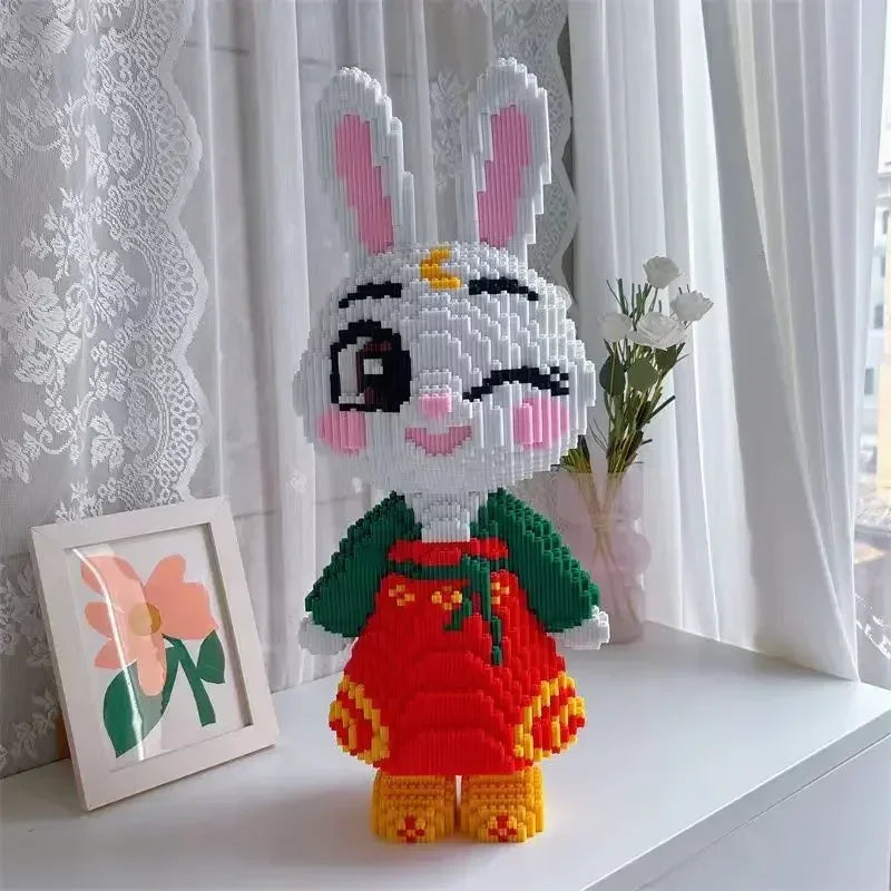 Kaninchen im Kleid | Bausteine