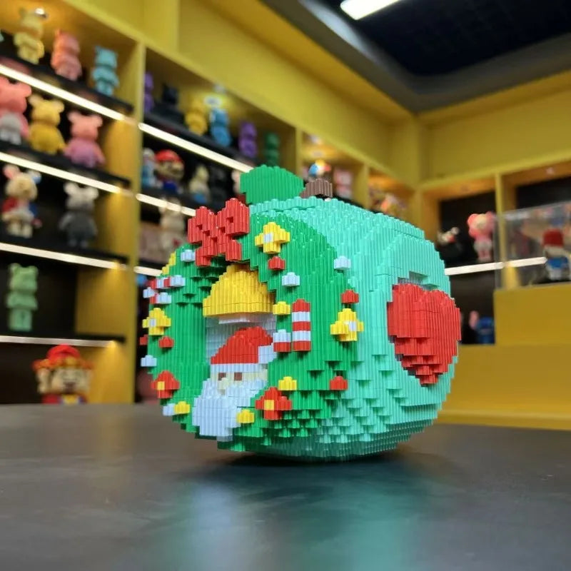 3D Weihnachtsapfel | Bausteine