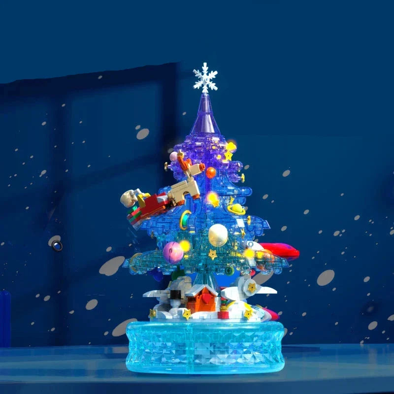 Fantasie-Weihnachtsbaum | Spieluhr  | Bausteine