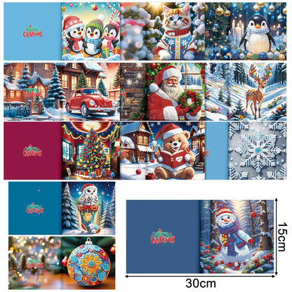 Weihnachtskarten | 12 Stück | Diamond Painting