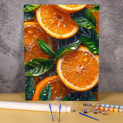 Orangen | Malen nach Zahlen