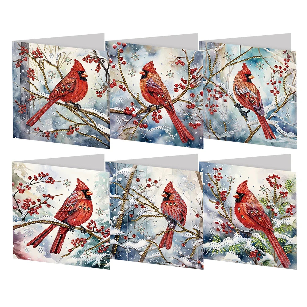Verschiedene Karten | 6 Stück | Diamond Painting