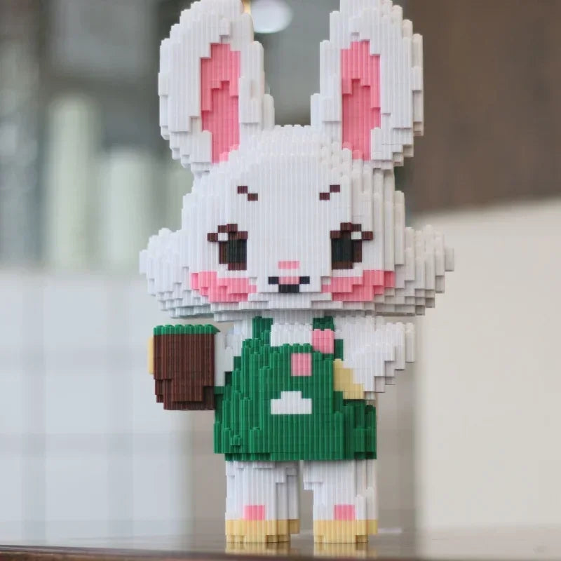 weißes Kaninchen  | Bausteine