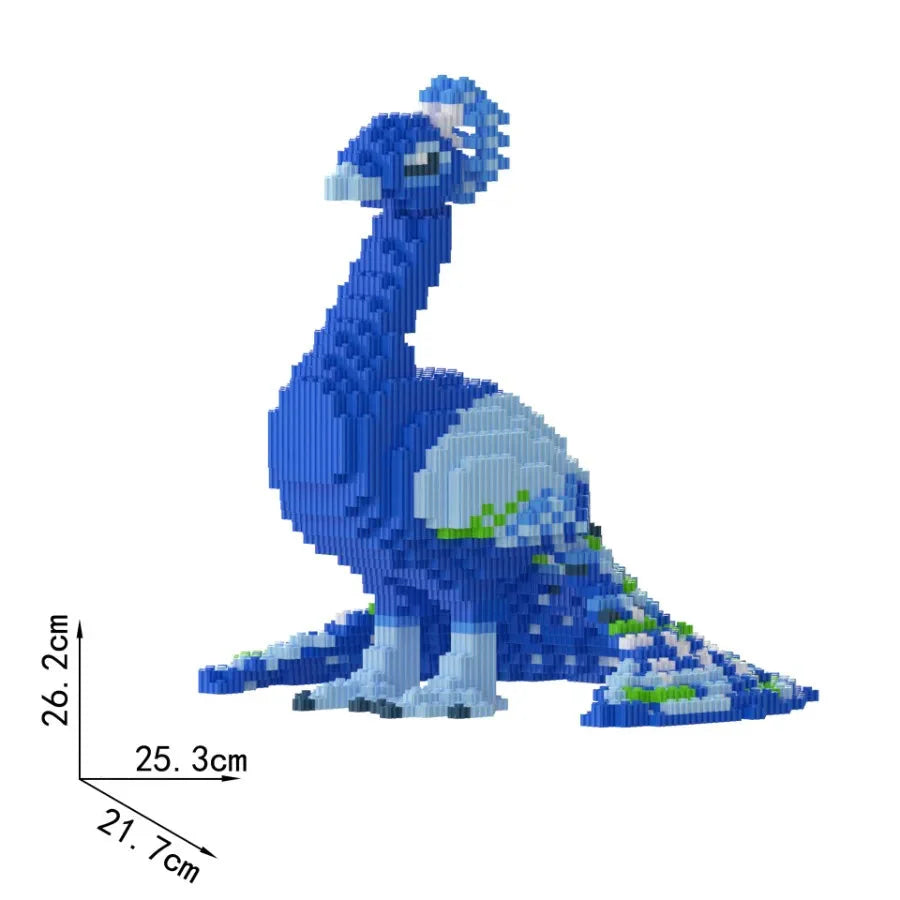 Blauer Pfau | Bausteine