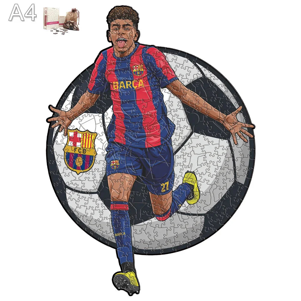 Lamine Yamal | 2D Holzpuzzle