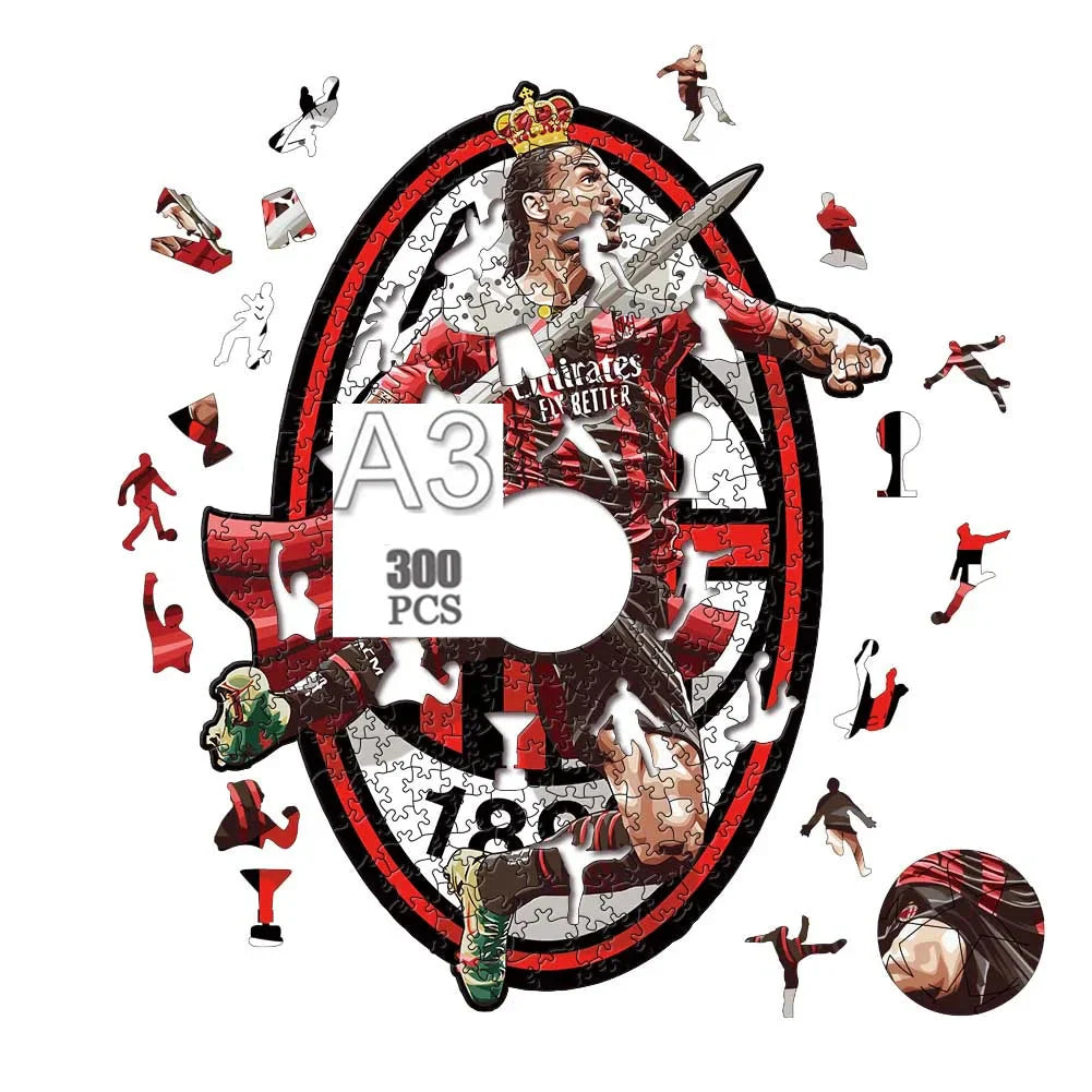 Zlatan Ibrahimović | 2D Holzpuzzle