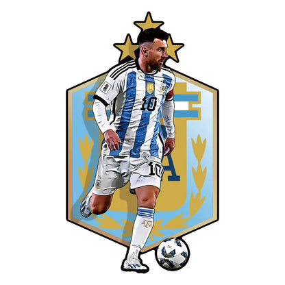 Messi Argentinien Logo | 2D Holzpuzzle