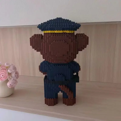 Polizei-Affen | Bausteine