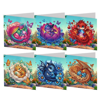 Verschiedene Karten | 6 Stück | Diamond Painting