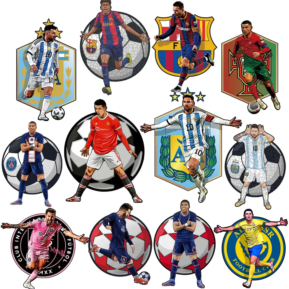 Messi Barcelona | 2D Holzpuzzle