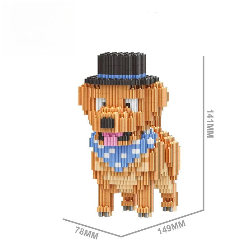 Hund mit Hut | Bausteine