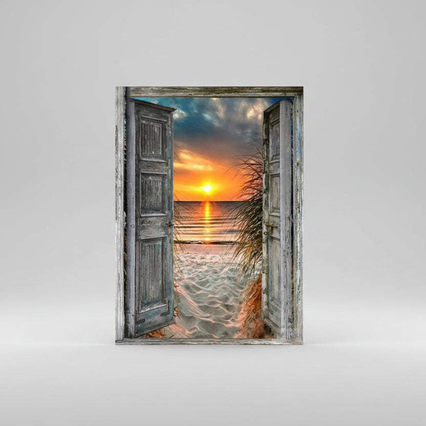 Abendglühen am Meer | Diamond Painting