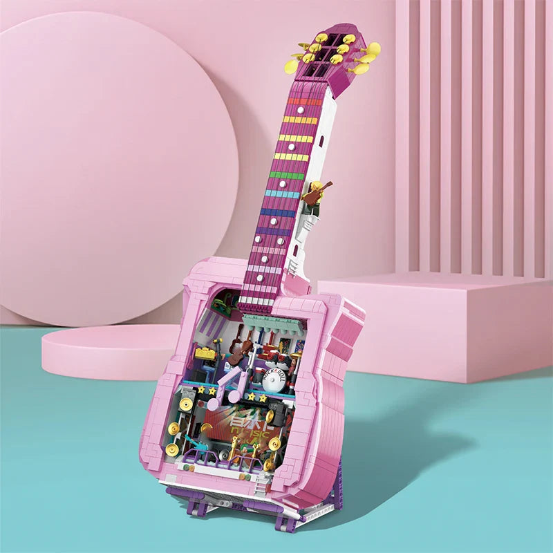 Rosa Gitarre | Bausteine