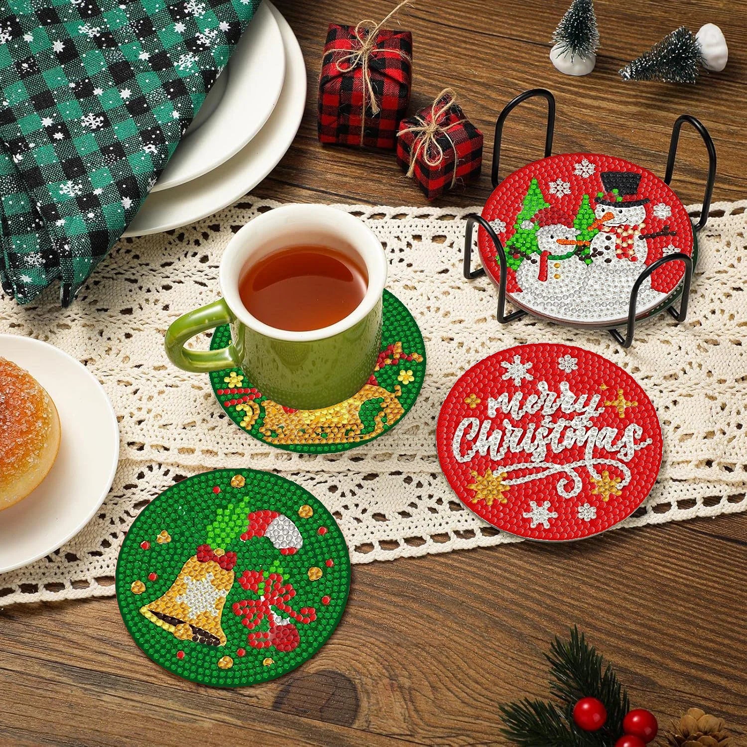 Untersetzer | Weihnachten | Diamond Painting