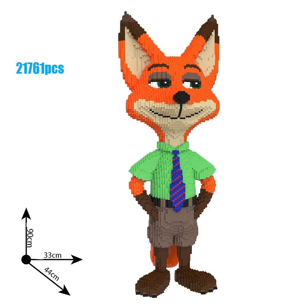 Fuchs mit Krawatte | Bausteine