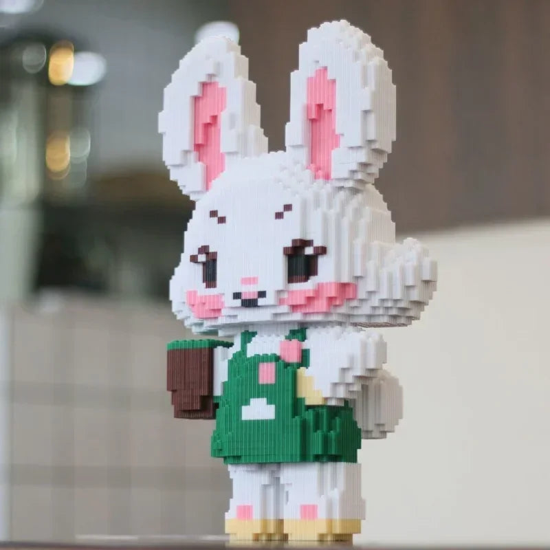 weißes Kaninchen  | Bausteine