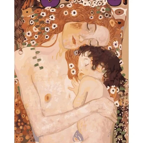 Mutter und Kind | Malen nach Zahlen