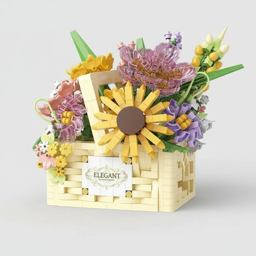 Kreativer Blumenkorb | Bausteine