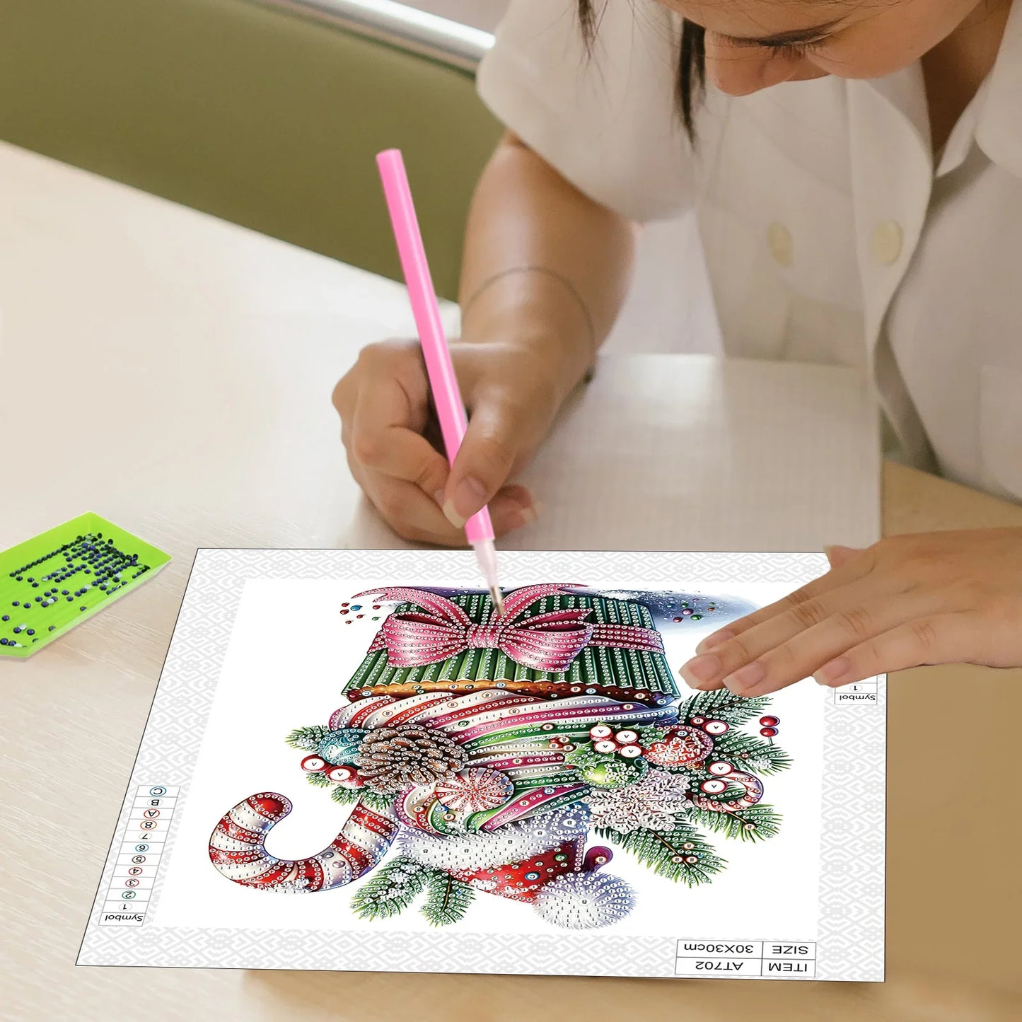 Weihnachts-Cupcake | Diamond Painting