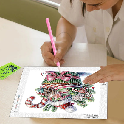 Weihnachts-Cupcake | Diamond Painting