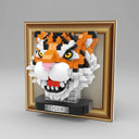Mini 3D Bild Tiger | Bausteine