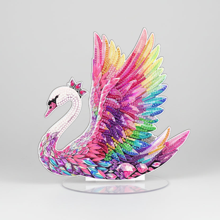 5D Bunter Schwan | Diamond Painting