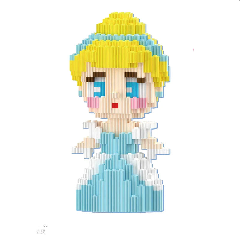 Prinzessin mit Glasschuh | Bausteine