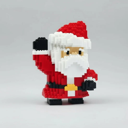 Winkenden Weihnachtsmann | Bausteine