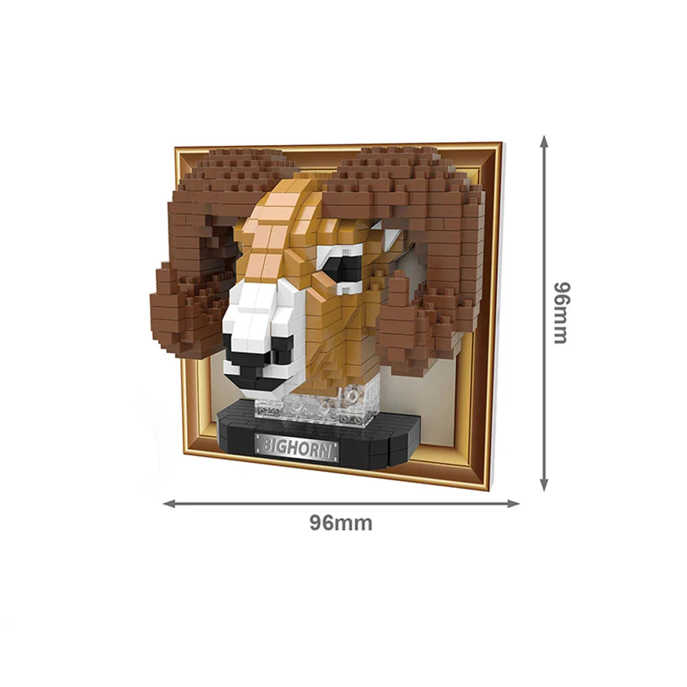 Mini 3D Bild Eichhörnchen | Bausteine