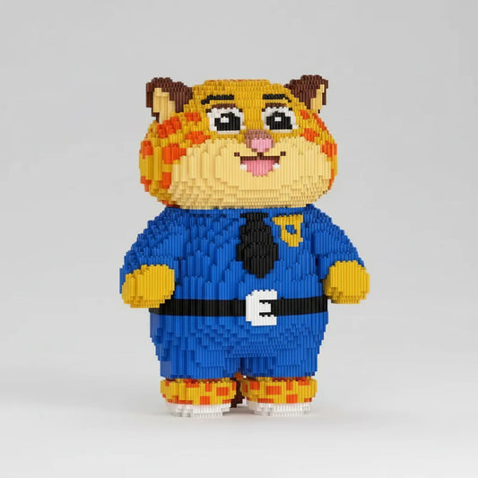 Große Polizeikatze | Bausteine