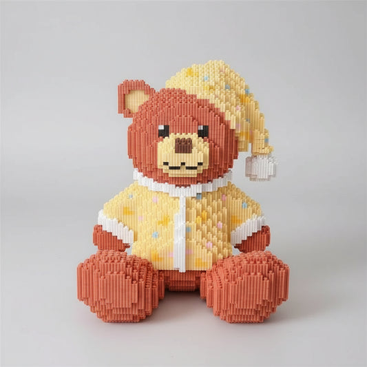 Bär mit Schlafmütze | Bausteine