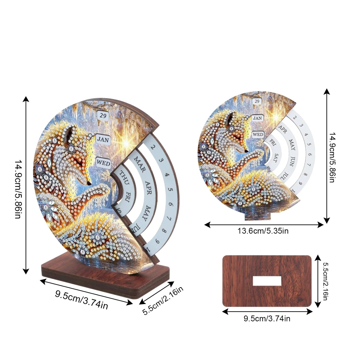 Fuchs | Kalender | Diamond painting