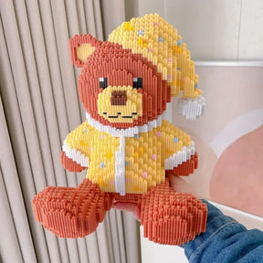 Bär mit Schlafmütze | Bausteine