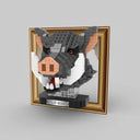 Mini 3D Bild Braunbär | Bausteine