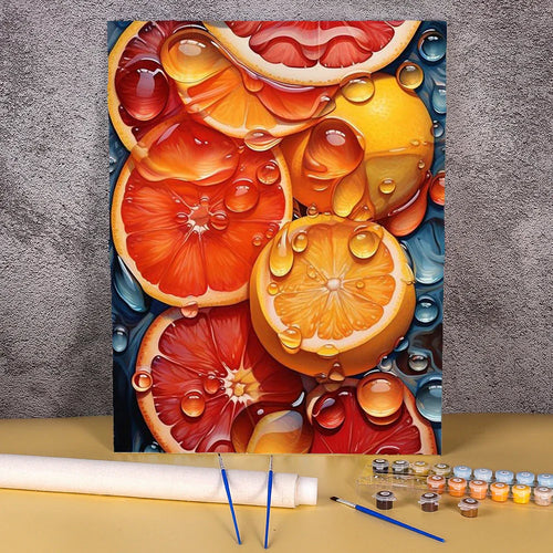 Orange | Malen nach Zahlen