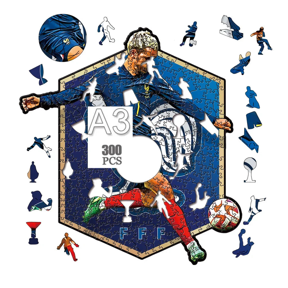 Antoine Griezmann Heimtrikot | 2D Holzpuzzle