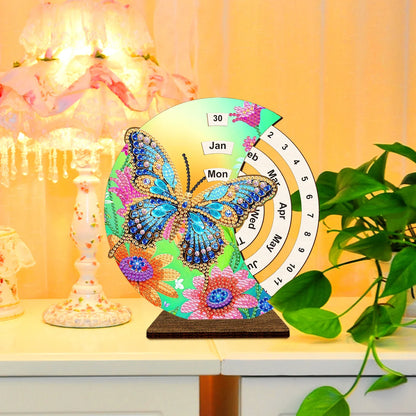 Blauer Schmetterling | Kalender | Diamond Painting