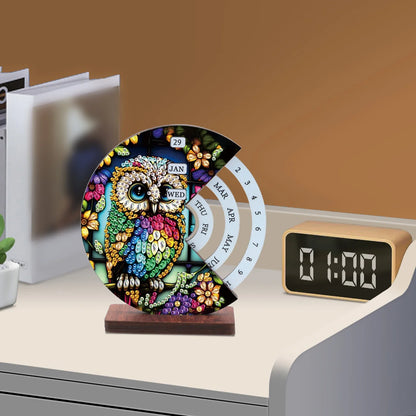 Bunte Eule | Kalender | Diamond Painting